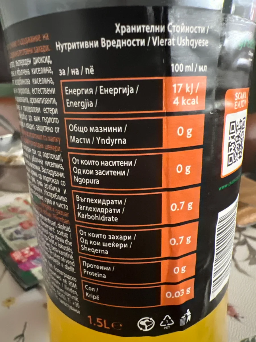 Газир вода Грин Оранж - Green