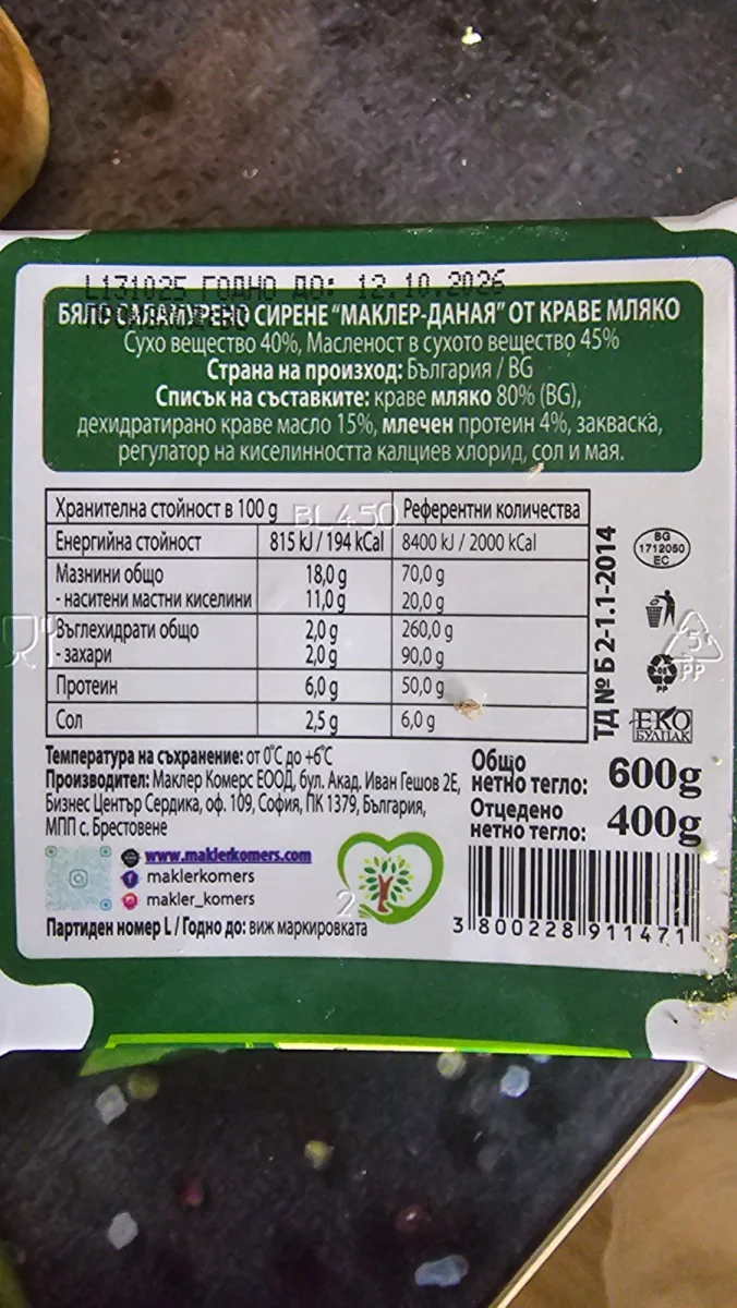 Сирене Маклер-Даная - Makler