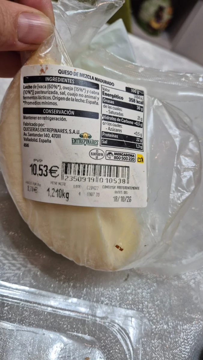 Queso - Hacendado