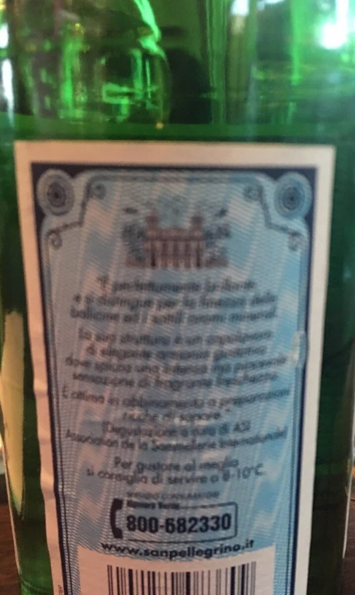 Газирана минерална вода San Pellegrino стъкло 750 мл - SAN PELLEGRINO