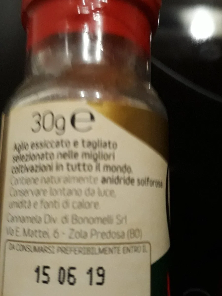 Подправка чесън на люспи Cannamela Aglio Pezzetti, 30 г - Cannamela