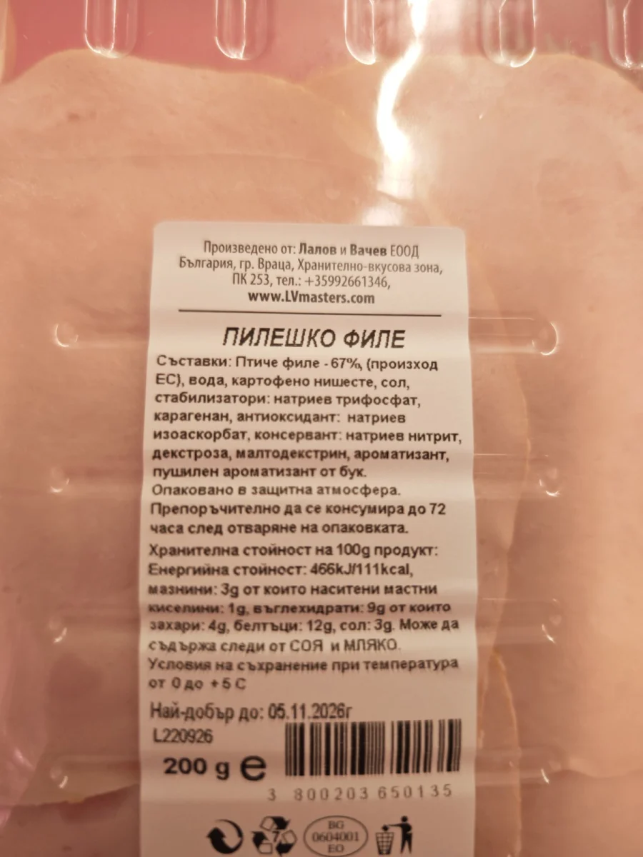 Пилешка Шунка - МАЙСТОР ЦВЕТКО