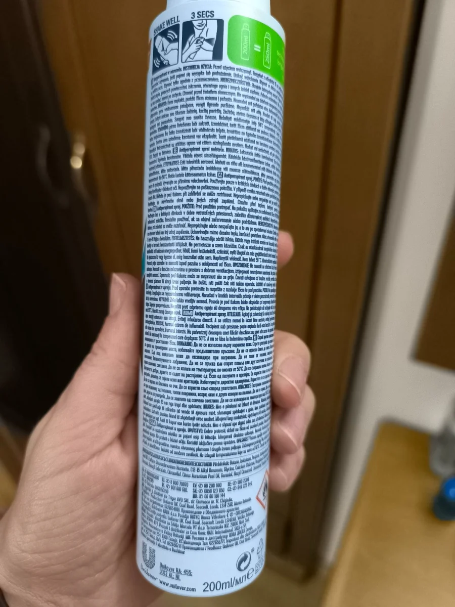 Дезодорант спрей Invisible Aqua - REXONA