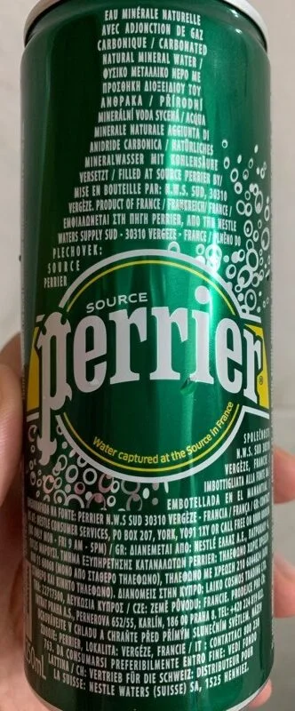 Вода Минерална 250мл Кен Perrier Газирана - Перие