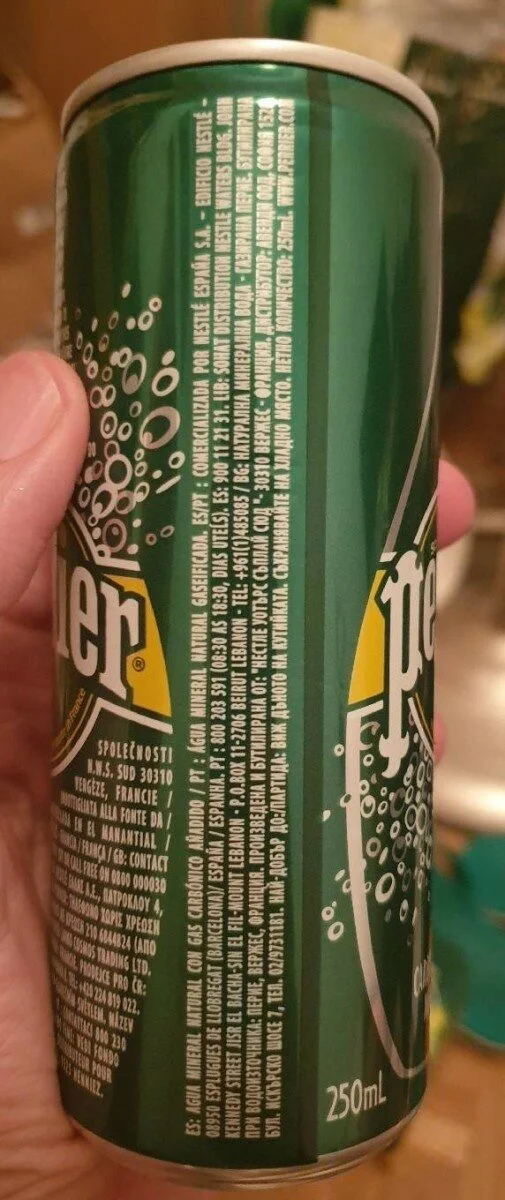 Вода Минерална 250мл Кен Perrier Газирана - Перие