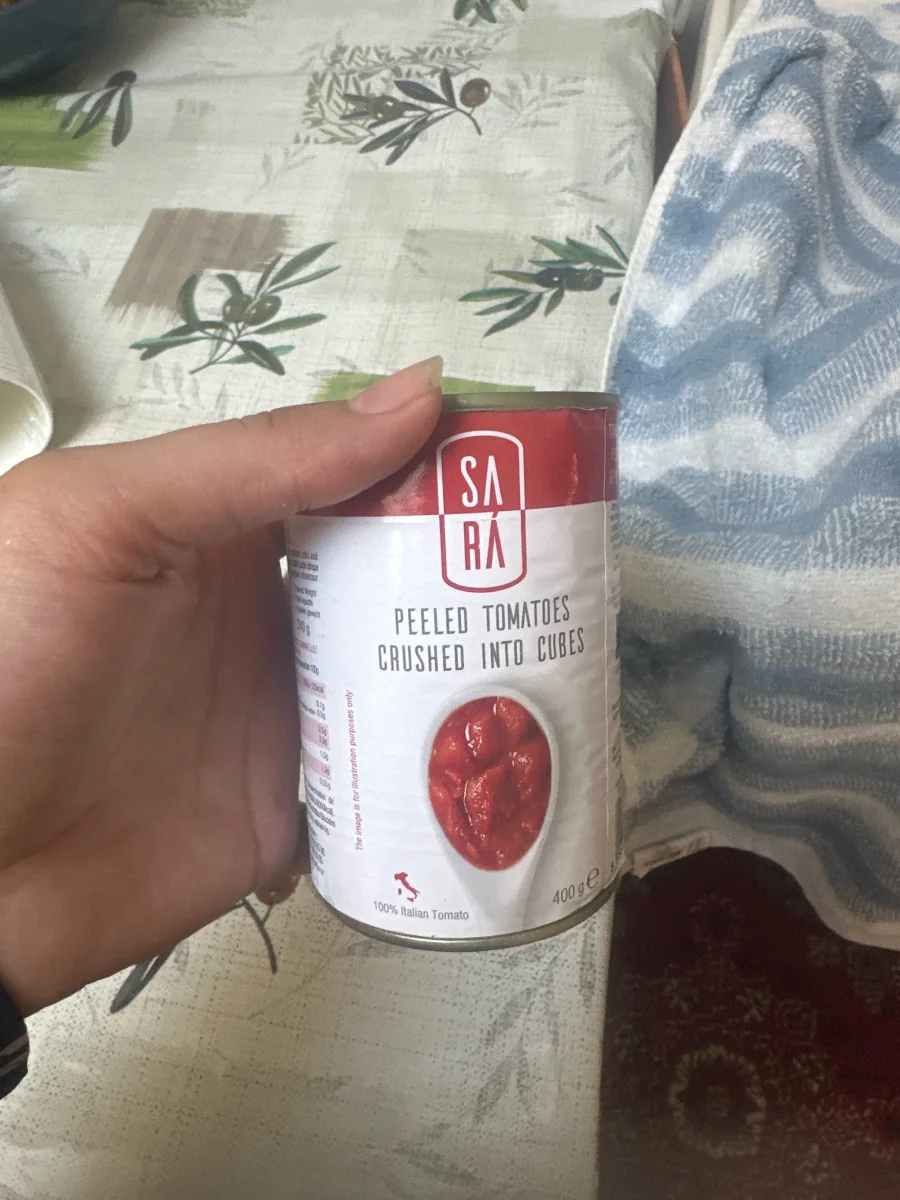 Домати Sara на Кубчета 400гр Консерва