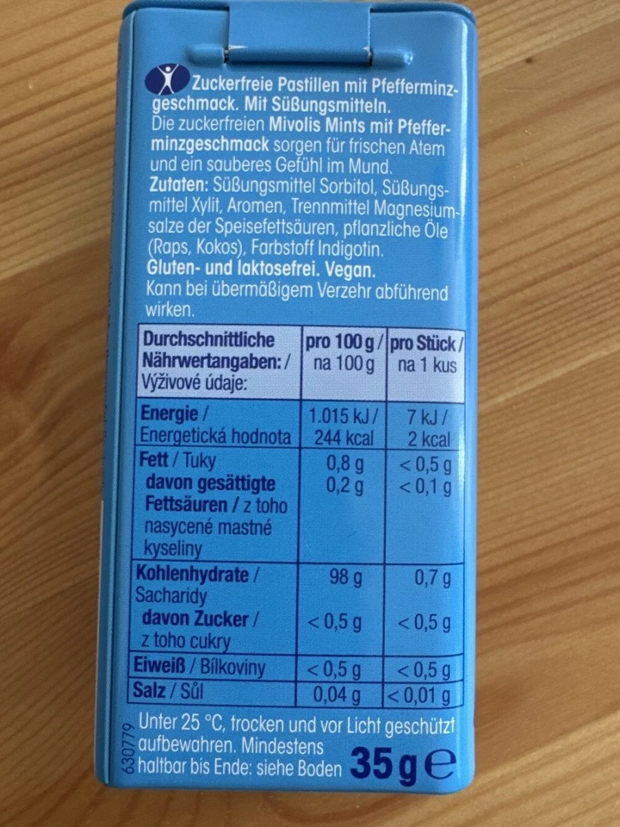 Mints mit Pfefferminzgeschmack - dm Mivolis