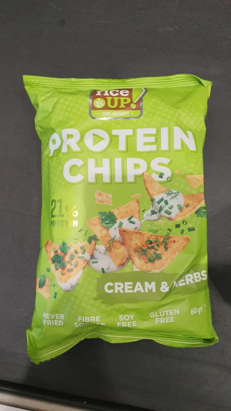 PROTEIN CHIPS CREAM & HERBS - riceUP