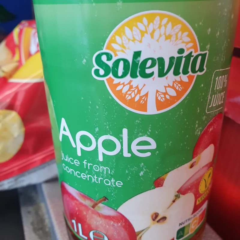 100% Сок от ябълка от концентрат - Solevita (Lidl)