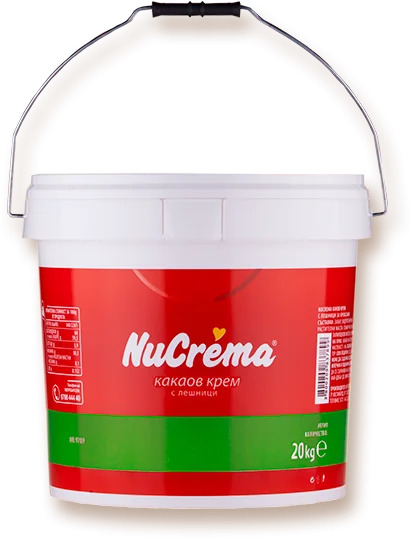 NUCREMA Какаов крем с лешници 20кг