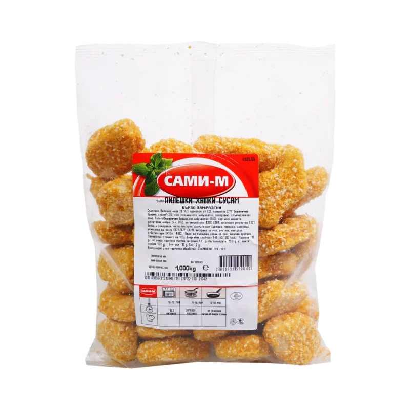 САМИ-М Пилешки хапки със сусам 1кг - САМИ-М