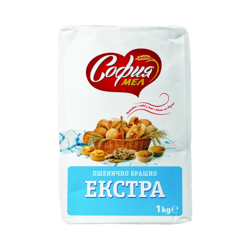 София МЕЛ Брашно екстра (10 бр х 1 кг) 10 кг - София МЕЛ