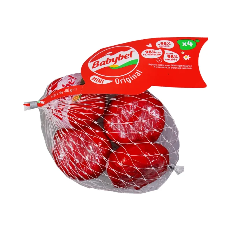 Babybel Твърдо топено сирене мини 60г