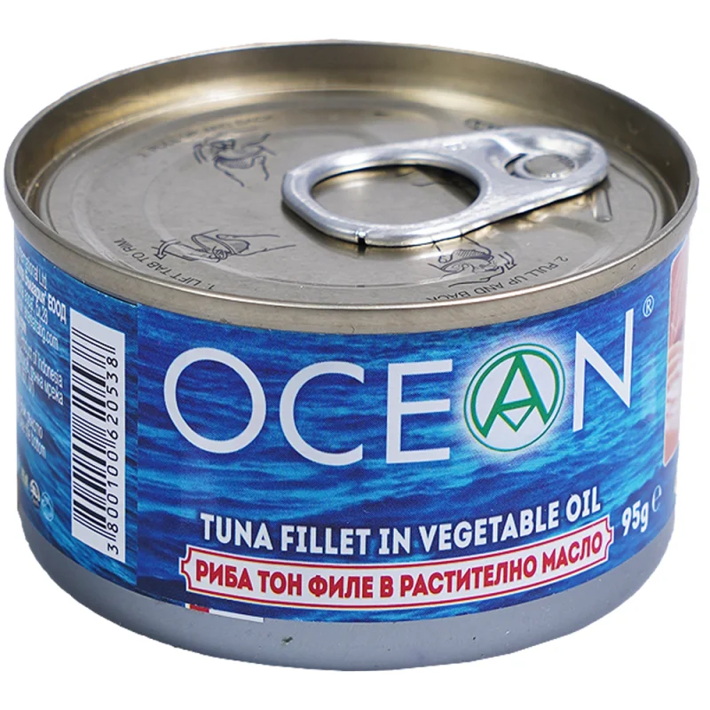 OCEAN Риба тон на филе в растително малсо 3 бр 95 г