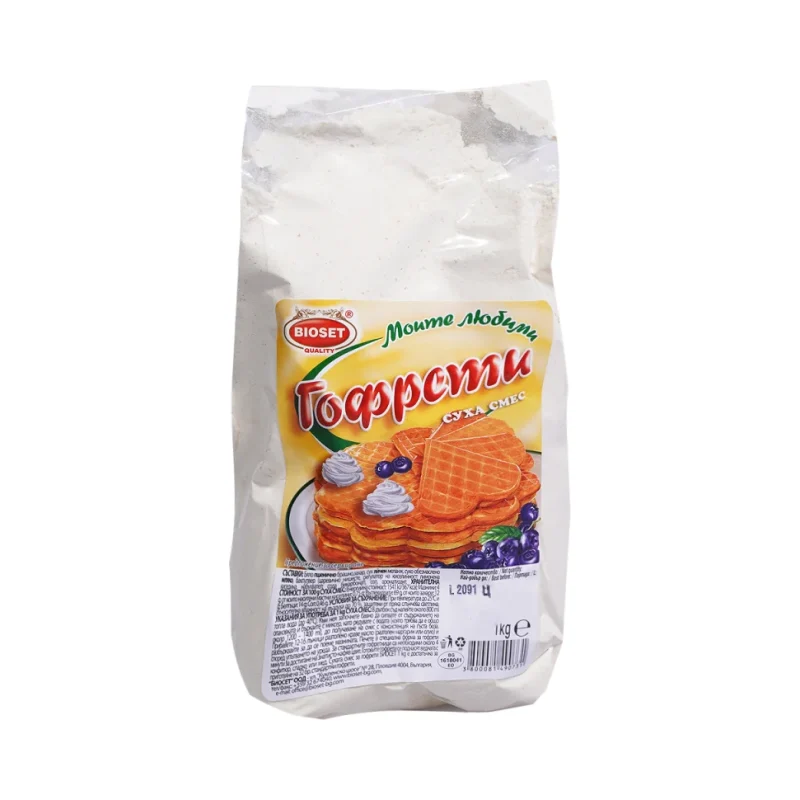BIOSET Суха Смес за Гофрети 1кг - BIOSET