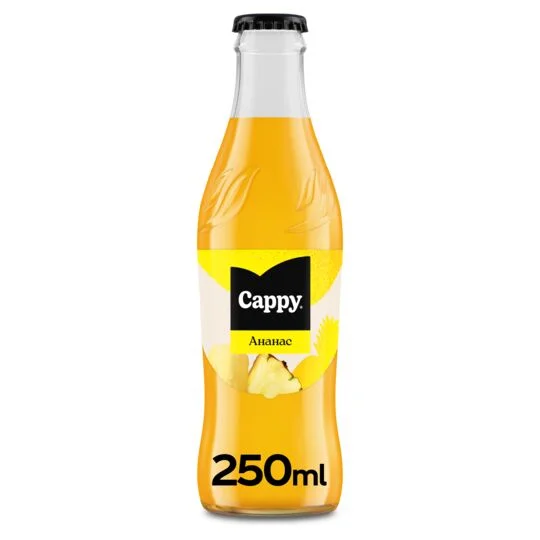 Cappy Плодова напитка с ананас RGB 24 бр x 250 мл - Cappy