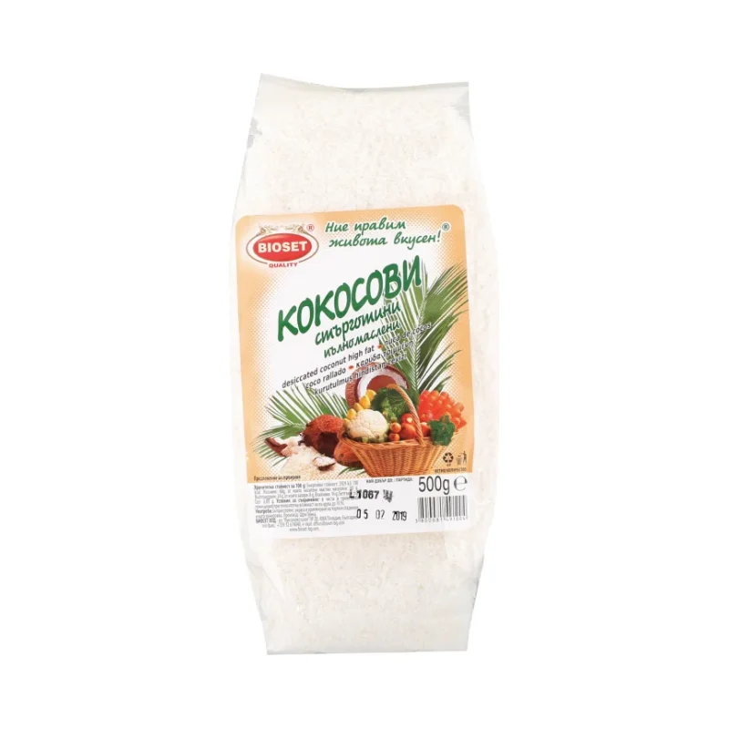 BIOSET Кокосови стърготини 500г - BIOSET