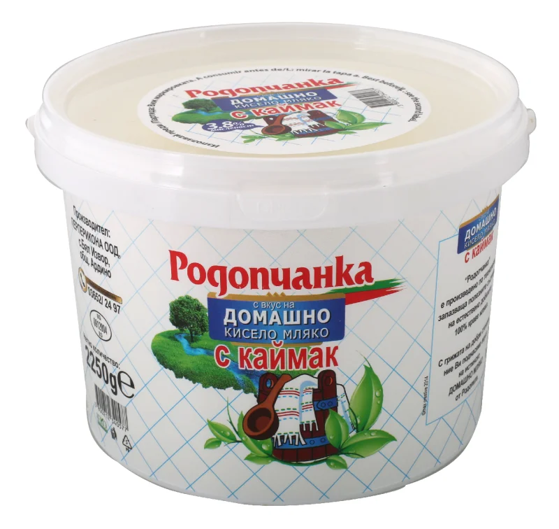 РОДОПЧАНКА Кисело мляко 3,8% 2,25кг