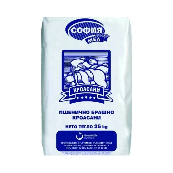 София МЕЛ Бяло брашно за кроасани 25 кг - София МЕЛ