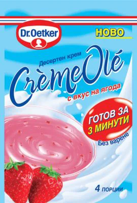 Dr.Oetker Крем Оле ягода 5 бр x 75 г - Dr.Oetker