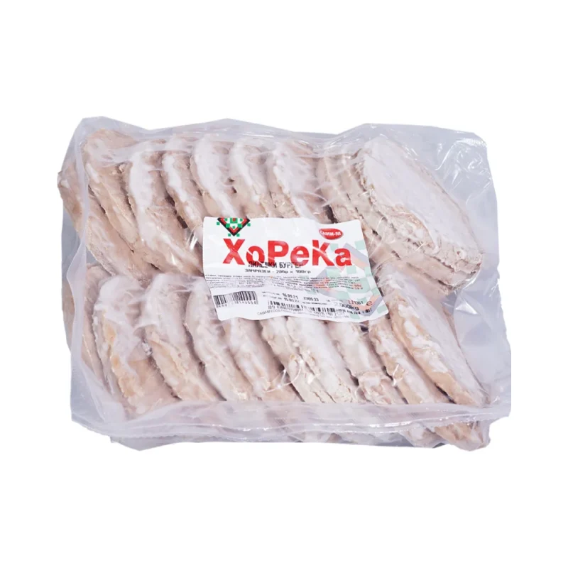 Бургер от пилешко месо ( 20 х 100 г.) 2 кг