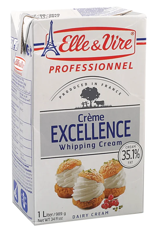 Elle&Vire Сладкарска сметана 35% 1 л - Elle&Vire