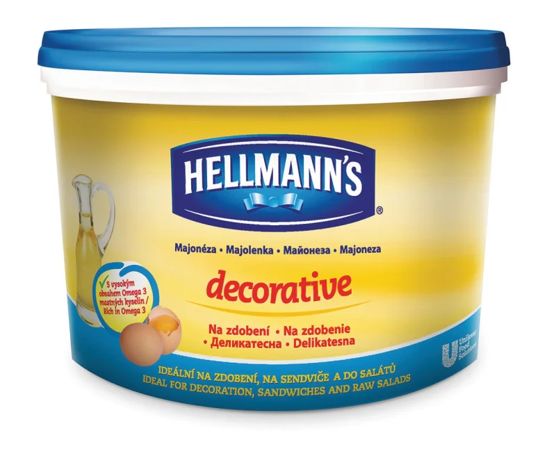 HELLMANN'S Майонеза декор 2,79кг - HELLMANN'S