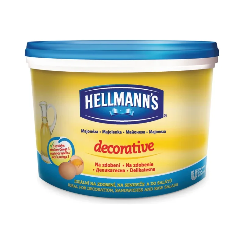 HELLMANN'S Майонеза декор 2,79кг - HELLMANN'S
