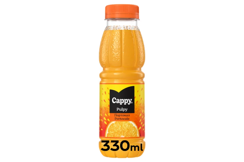 Cappy PULPY Плодова напитка пълпи портокал 330мл - Cappy