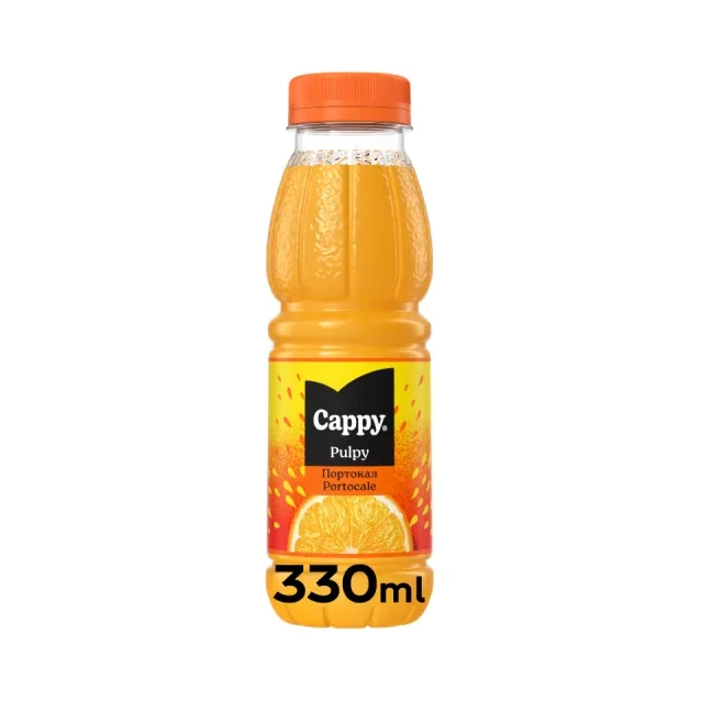 Cappy PULPY Плодова напитка пълпи портокал 330мл