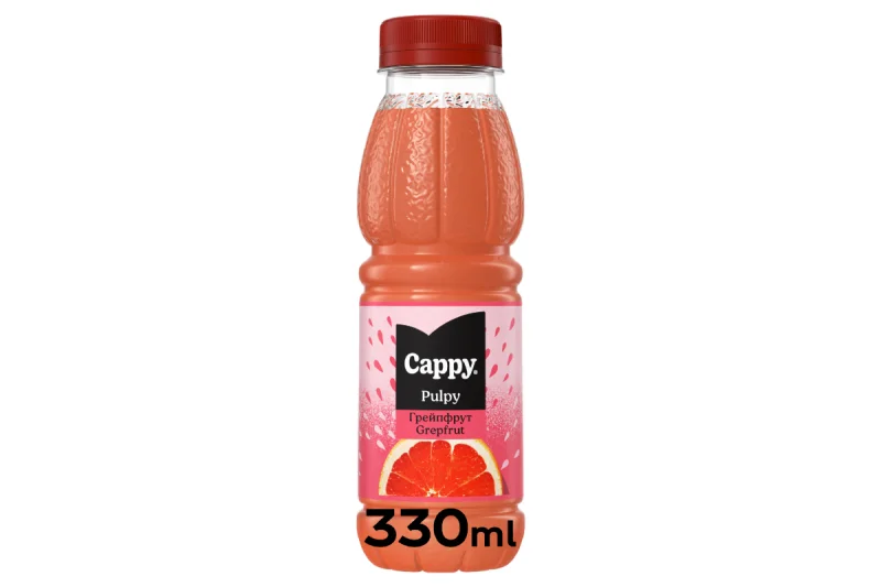 Cappy PULPY Плодова напитка с грейпфрут 330мл - Cappy