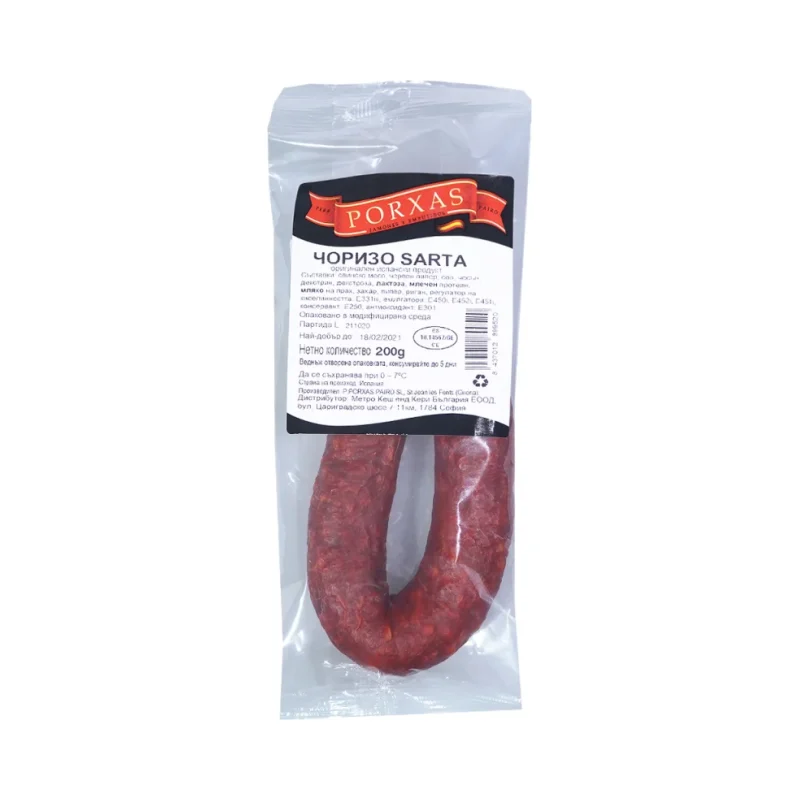 PORXAS SARTA EXTRA Чоризо екстра 200 г - PORXAS
