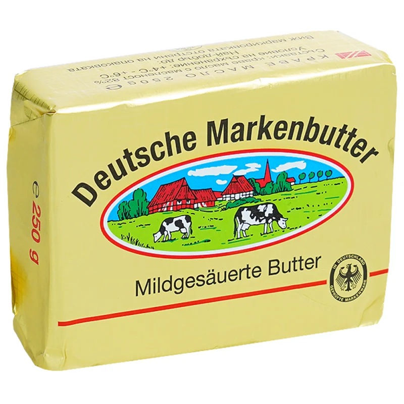 Deutsche Markenbutter Немско краве масло 82% 250г - Deutsche Markenbutter