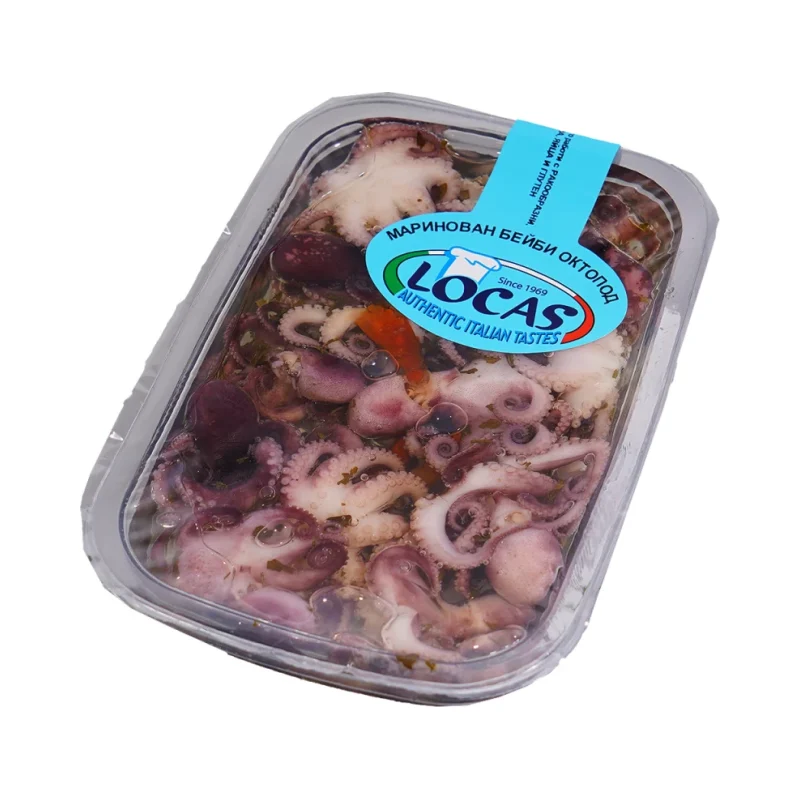 LOCAS Мариновани бейби октопод 200г