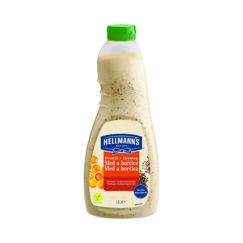 HELLMANN'S Дресинг мед и горчица 1л - HELLMANN'S
