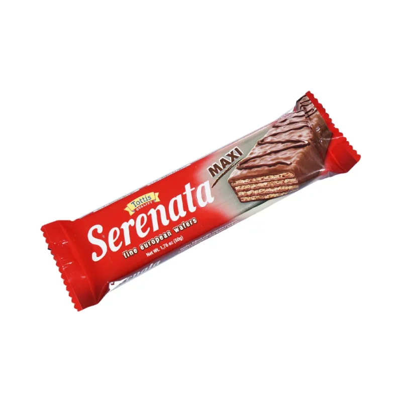 SERENATA Шоколадова вафла maxi ( 15 бр x 50 г ) 750 г - SERENATA