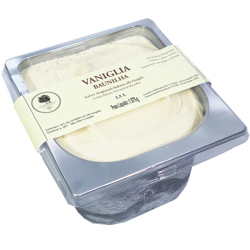 GELATO DI NATURA Сладолед ванилия 1575 г