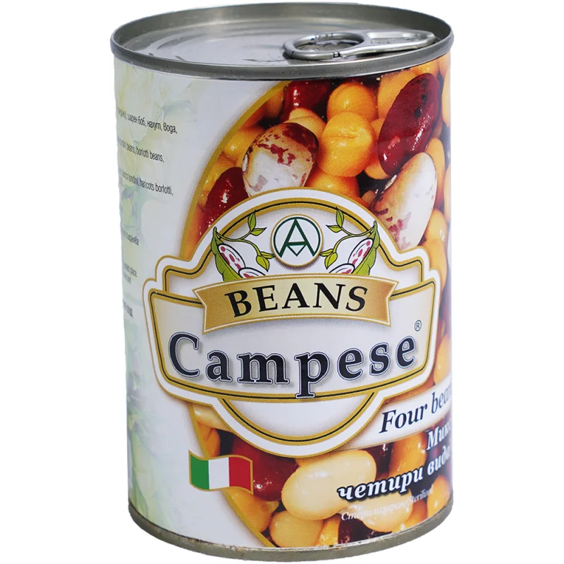 Campese Микс от 4 вида боб 400г - Campese