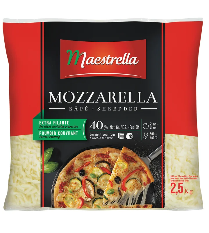 MAESTRELLA Моцарела настъргана 2,5кг - MAESTRELLA