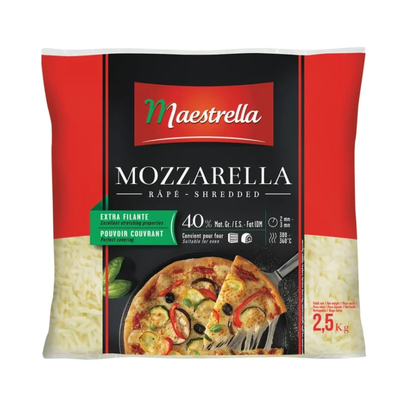 MAESTRELLA Моцарела настъргана 2,5кг - MAESTRELLA