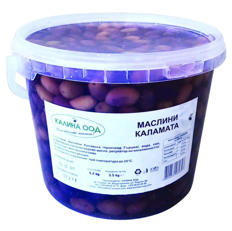 КАЛИНА Маслини каламата 3,5кг