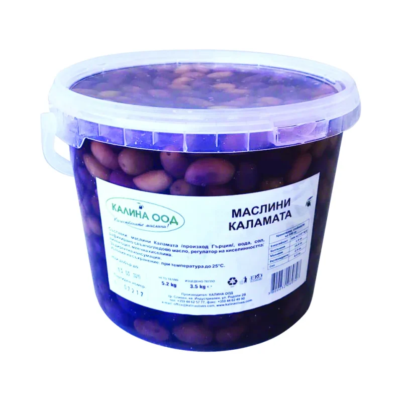 КАЛИНА Маслини каламата 3,5кг - КАЛИНА