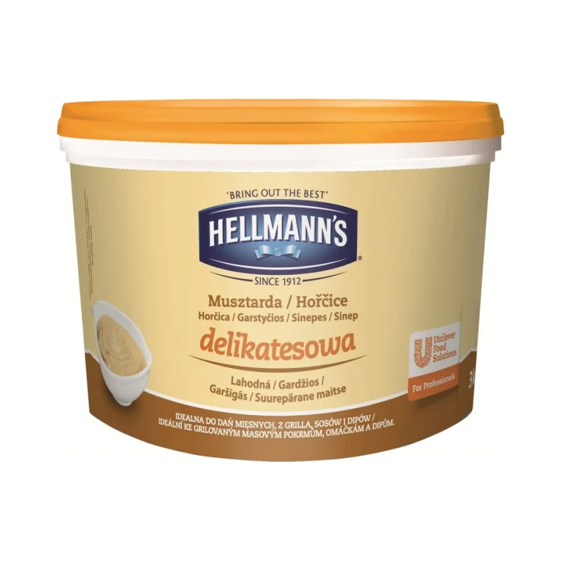 HELLMANN'S Горчица 3кг - HELLMANN'S
