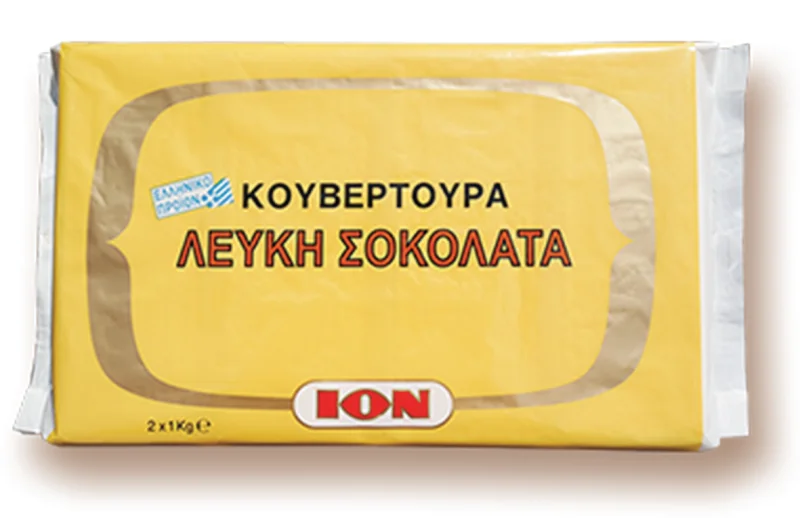 ION Кувертюр бял шоколад 2кг
