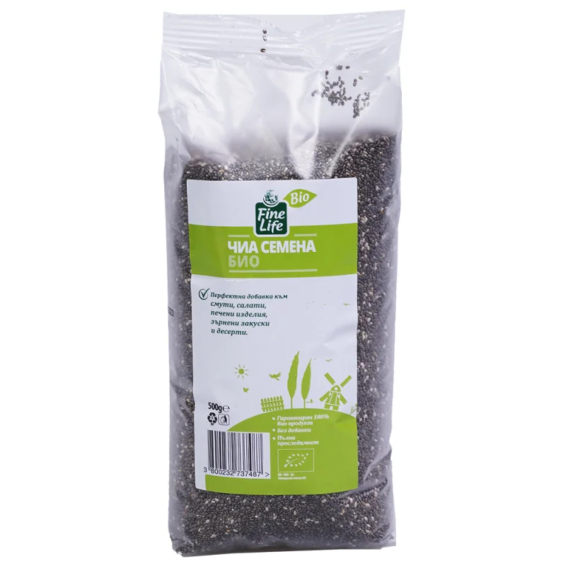 Fine Life Bio Чиа 500г - Fine Life Bio
