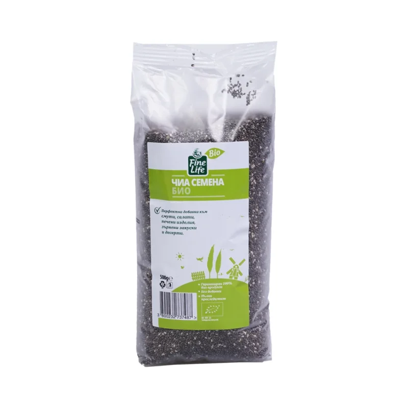 Fine Life Bio Чиа 500г - Fine Life Bio