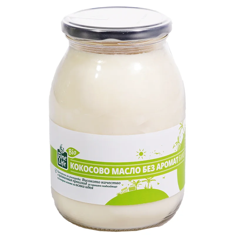 Fine Life Bio Кокосово масло без аромат 1л - Fine Life Bio