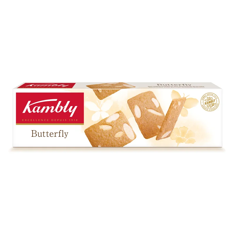 100гр. Бисквити Бътерфлай Кембли / Kambly - KAMBLY