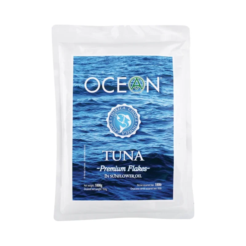 OCEAN Риба тон на парченца в слънчогледово масло 1кг - Ocean