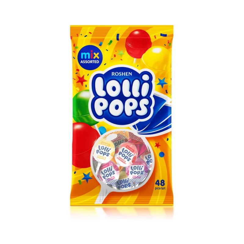 ROSHEN Близалки Lollypops Cocktail 920 г - ROSHEN
